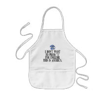 I don't want to press "1" for English... Apron