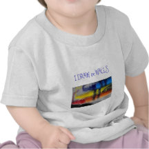 I DRAW on WALLS T-shirt