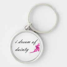 i dream of dainty keychain