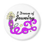 I Dream Of Jewelry Mermaid Round Fridge Magnets