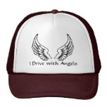 I Drive with Angels Trucker Style Cap Mesh Hat
