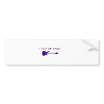I Drop The Bass Bumper Stickers