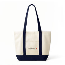 I Dyslexia Love Canvas Bag