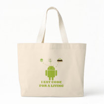 I Eat Code For A Living (Developer) Bag