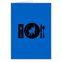 I eat ... greeting cards