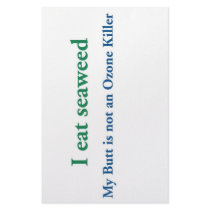 I Eat Seaweed Stationery