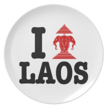 I Erawan (Love) Laos Dinner Plates