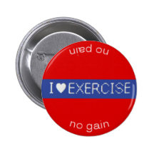 I ♥ EXERCISE button
