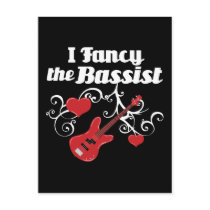 I Fancy The Bassist Postcard