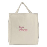 I fight cancer embroidered bag embroidered bags
