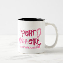 I Fight Like A Girl 5.2 Breast Cancer Coffee Mug