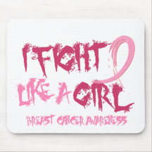 I Fight Like A Girl 5.2 Breast Cancer Mousepads