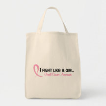 I Fight Like A Girl 6.2 Breast Cancer Bag