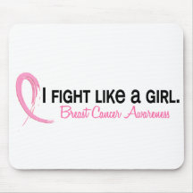 I Fight Like A Girl 6.2 Breast Cancer Mousepad