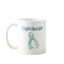 I FIGHT like a girl CERVICAL CANCER Mug