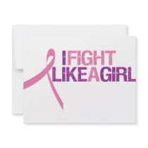 i fight like a girl custom announcement