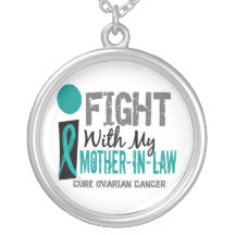 I Fight With My Mother-In-Law Ovarian Cancer Jewelry