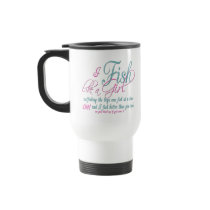I Fish Like a Girl Fishing Gear Mugs