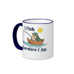 I Fish, Therefore I Am mugs