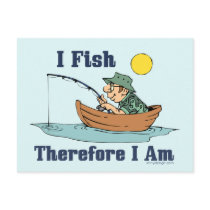 I Fish, Therefore I Am Postcards