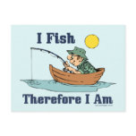 I Fish, Therefore I Am postcards