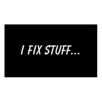 i fix stuff... business card template