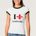 I fleur-de-lis Louisville t-shirts