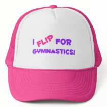 I Flip for Gymnastics! Mesh Hats