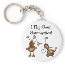 I Flip Over Gymnastics Tshirts and Gifts Key Chains