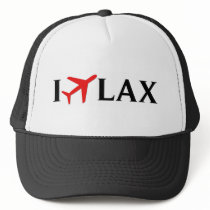I Fly LAX - Los Angeles International Airport Trucker Hats