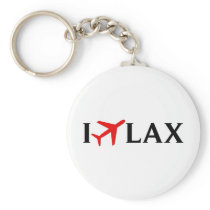 I Fly LAX - Los Angeles International Airport Key Chains