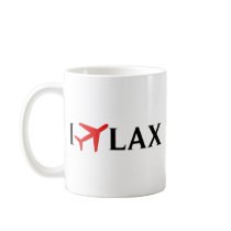 I Fly LAX - Los Angeles International Airport Mugs