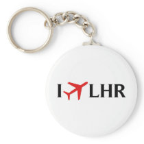 I Fly LHR - London Heathrow Airport, London, UK Key Chains