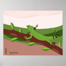 I for Iguana Poster