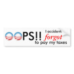 I forgot bumper sticker