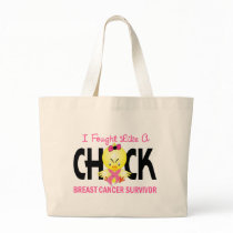 I Fought Like A Chick Breast Cancer Survivor Bag