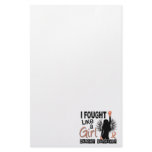 I Fought Like A Girl 26S Uterine Cancer stationery