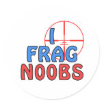 I Frag N00bs stickers