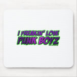 I Freakin Love PUNK BOYS punk rock punkrock girl Mouse Pad