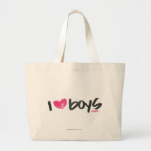 I garçons de coeur magenta sacs fourre-tout