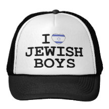 I garçons juifs de coeur casquette