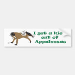 I get a kick out of Appaloosas Bumper Stickers