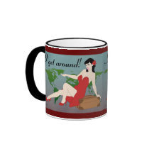 I get around! mug