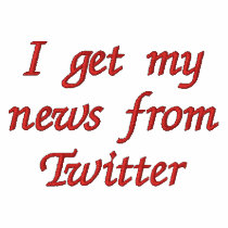I get my news from Twitter Polo Shirt