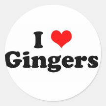 I gingembres de coeur autocollants