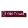 (i) Girl Power! Bumper Sticker