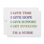 I GIVE, I'M A NURSE invitations
