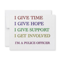 I GIVE I'M A POLICE OFFICER