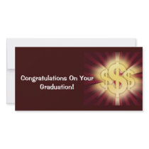 I Got Bling! - Money Card For Graduates Photo Card Template