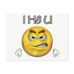 I H8 U POSTCARDS